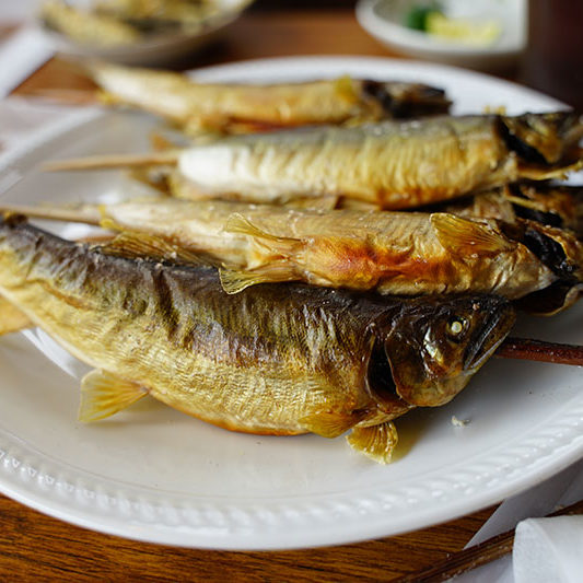 鮎塩焼き